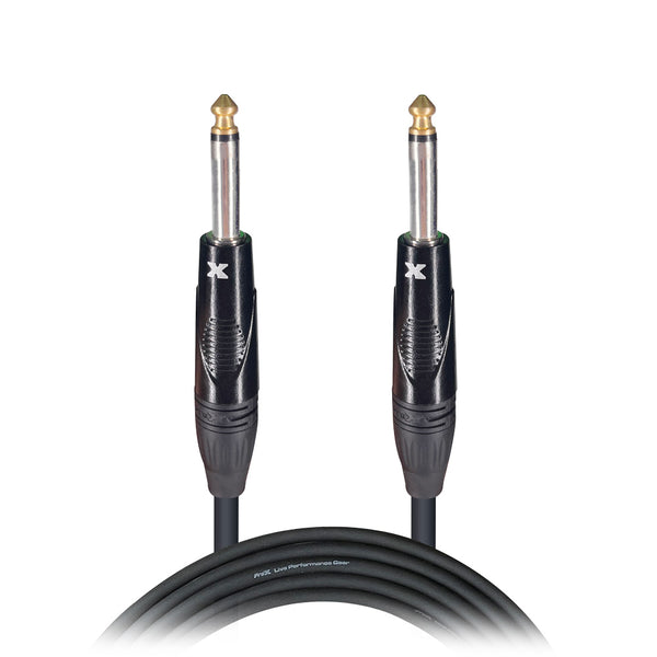 3' Ft. Unbalanced 1/4" TS-M to 1/4" TS-M High Performance Pro Audio Instrument Guitar Cable