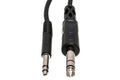 Balanced Interconnect, TT TRS to 1/4 in TRS, 5 ft - Front