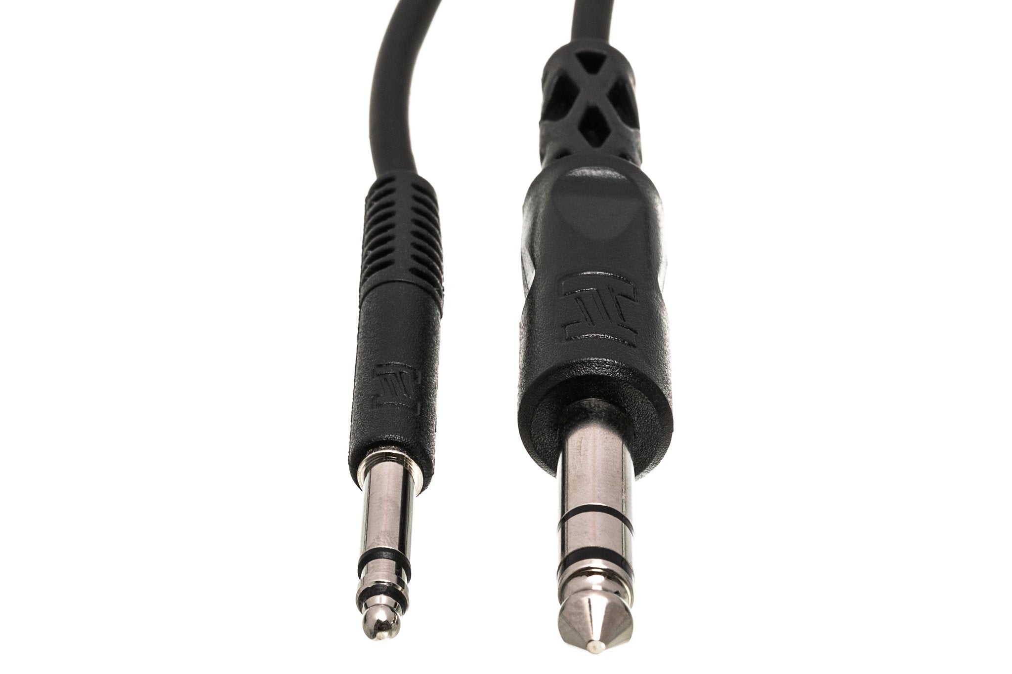 Balanced Interconnect, TT TRS to 1/4 in TRS, 5 ft - Front