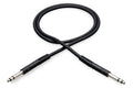 Balanced Interconnect, TT TRS to Same, 2 ft