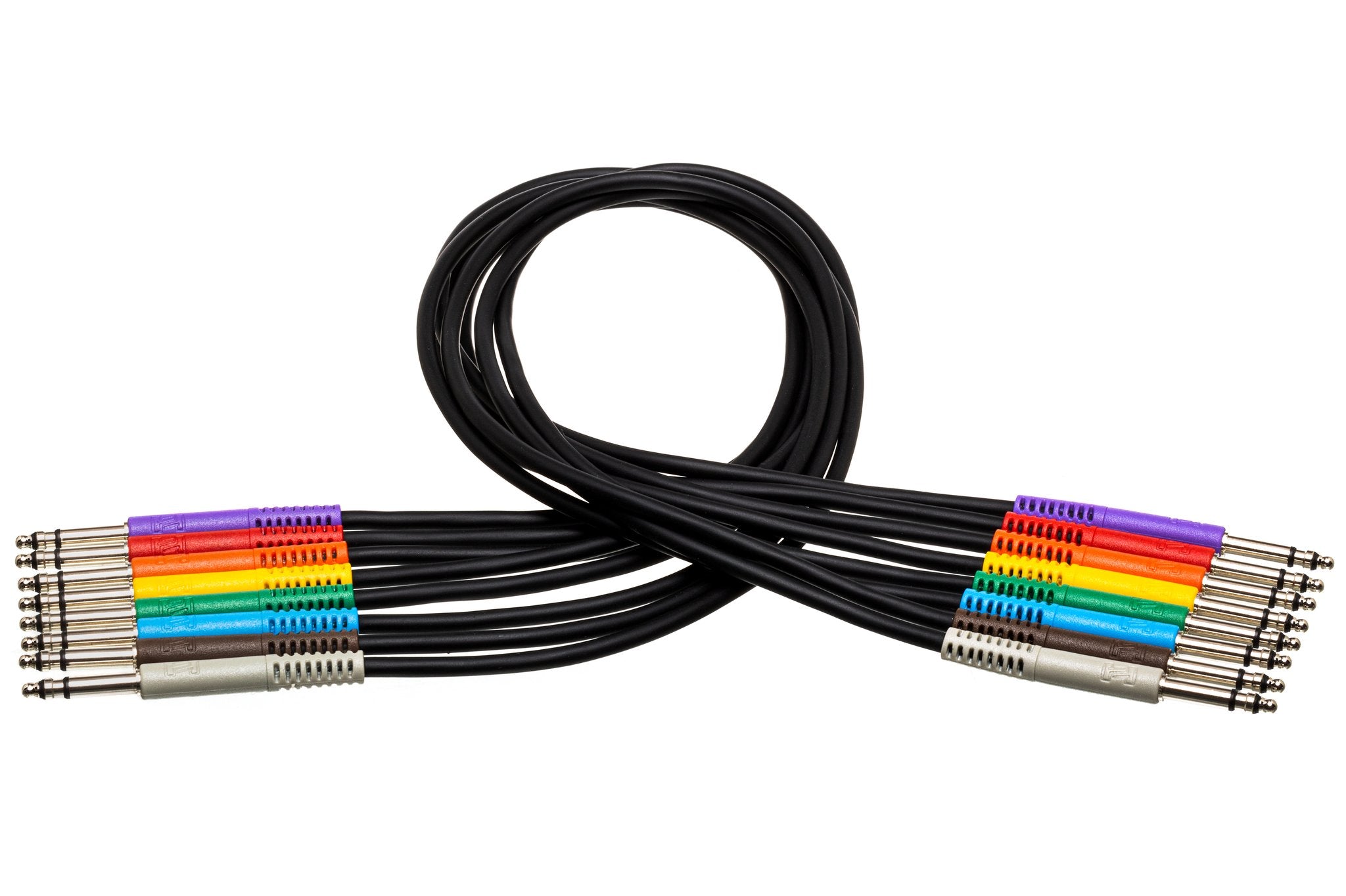 Balanced Patch Cables, TT TRS to Same, 1 ft - Pack