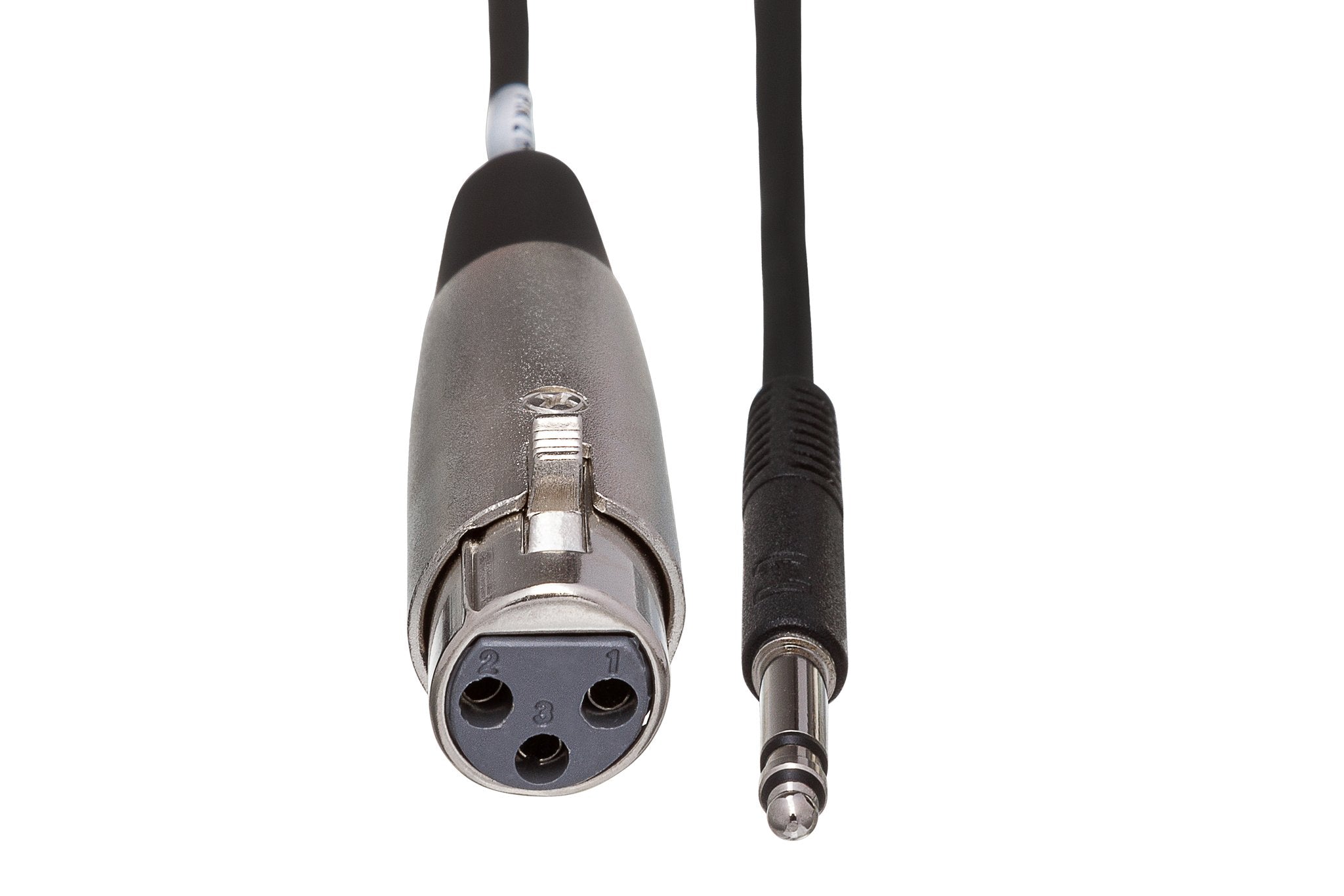 Balanced Interconnect, XLR3F to TT TRS, 3 ft - Front