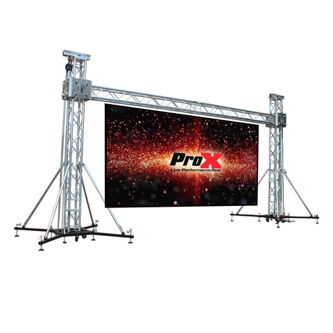 LED Screen Display Panel Video Fly Wall Truss Ground Support System 20'W x 23'H Outdoor w/ Hoist