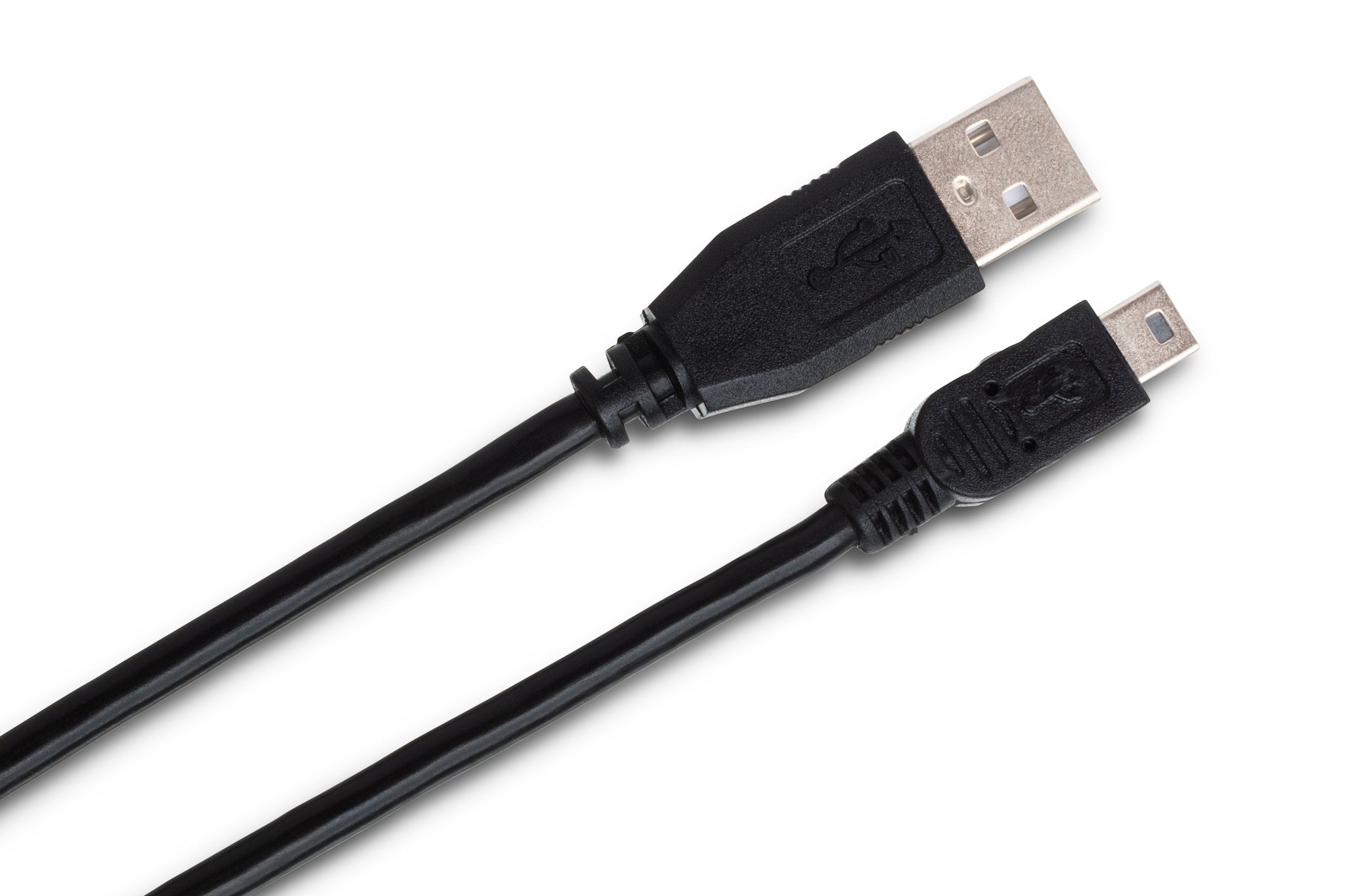 High Speed USB Cable, Type A to Mini B, 6 ft - Angle
