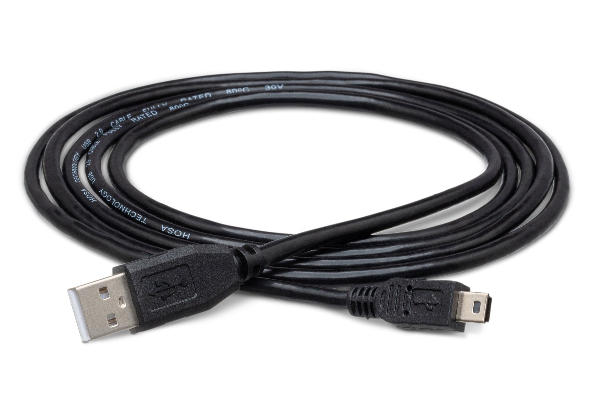High Speed USB Cable, Type A to Mini B, 6 ft - Full