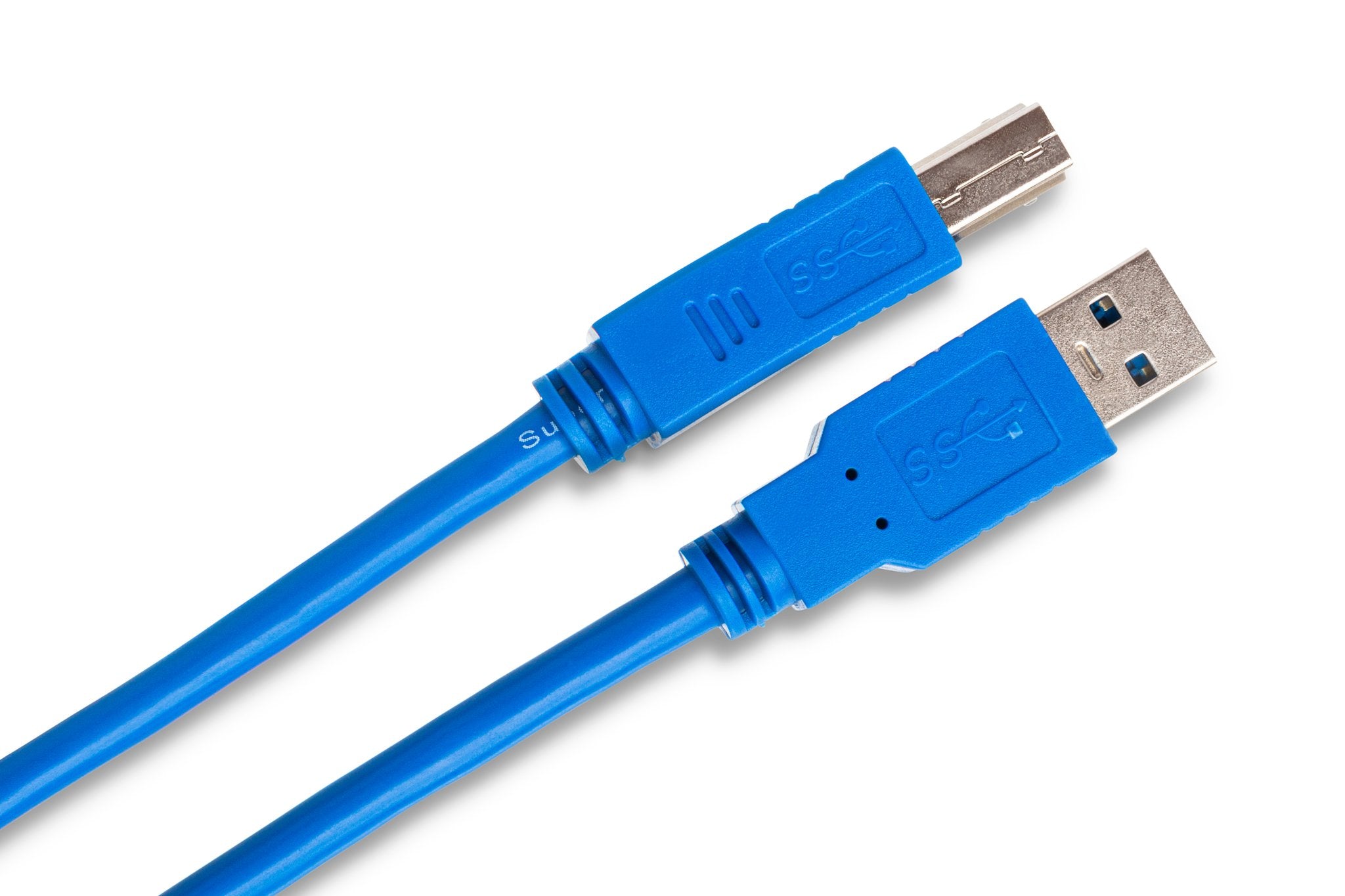 SuperSpeed USB 3.0 Cable, Type A to Type B, 6 ft - Angle