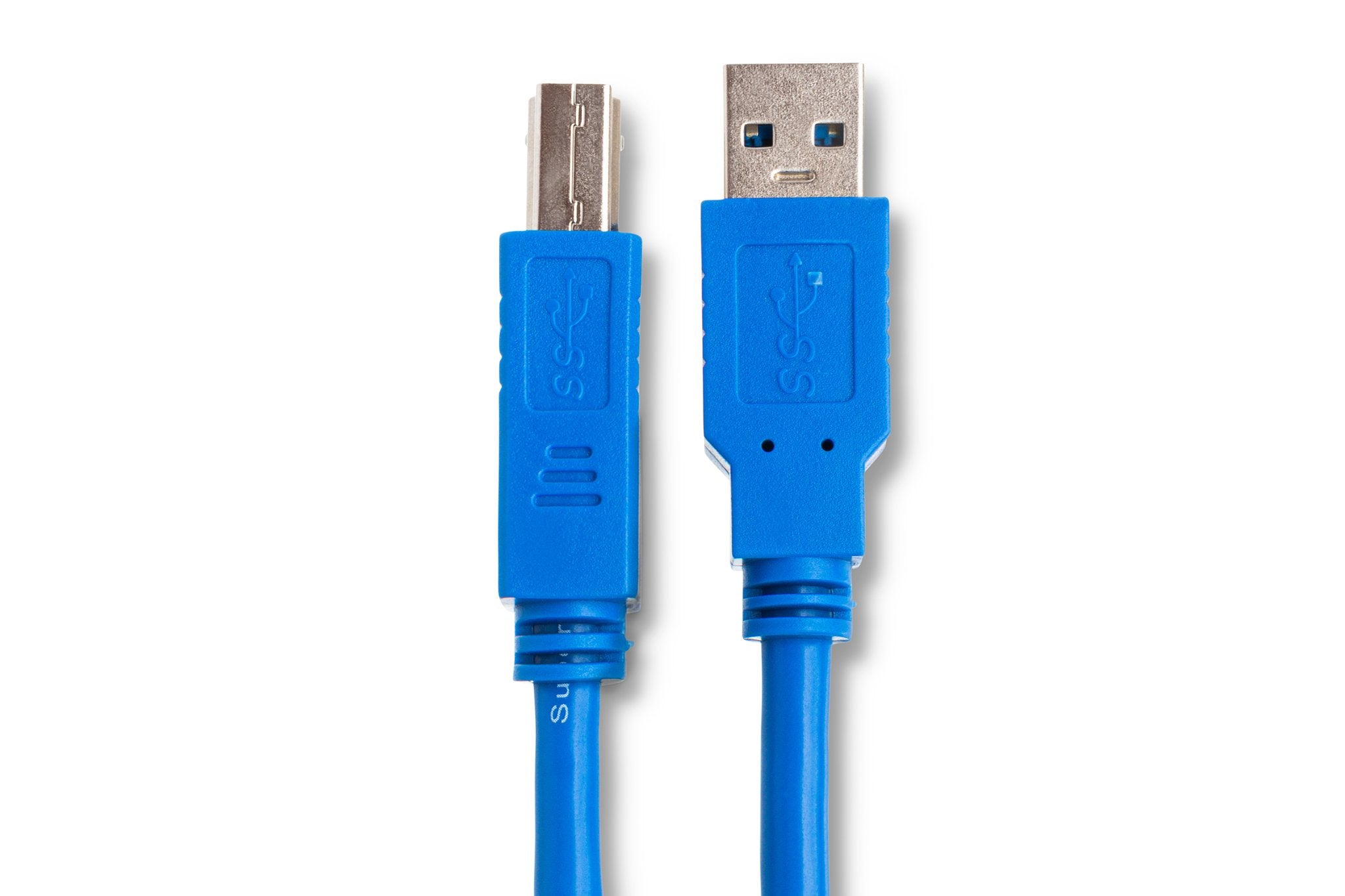 SuperSpeed USB 3.0 Cable, Type A to Type B, 6 ft - Connector