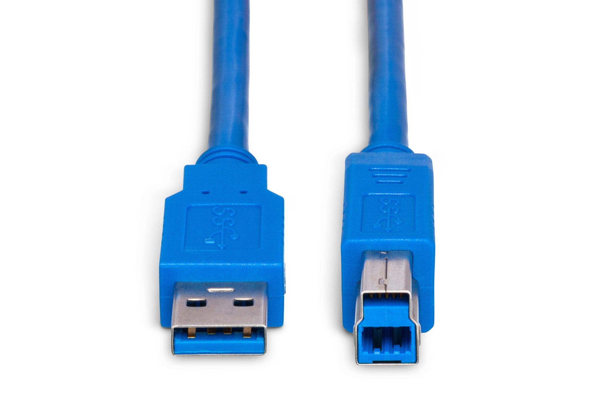 SuperSpeed USB 3.0 Cable, Type A to Type B, 6 ft - Front