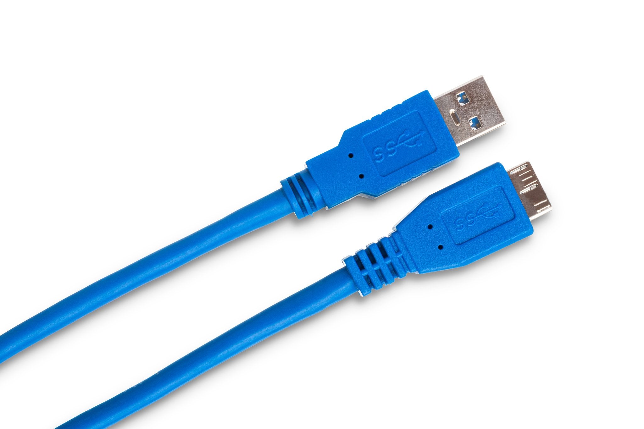 SuperSpeed USB 3.0 Cable, Type A to Micro-B, 6 ft - Angle