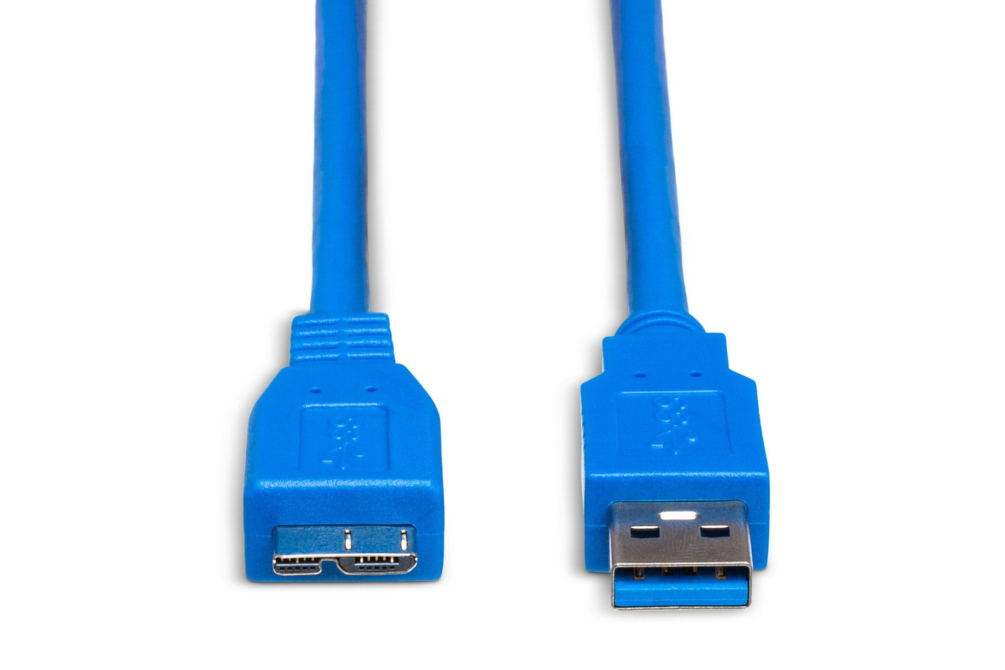 SuperSpeed USB 3.0 Cable, Type A to Micro-B, 6 ft - Front