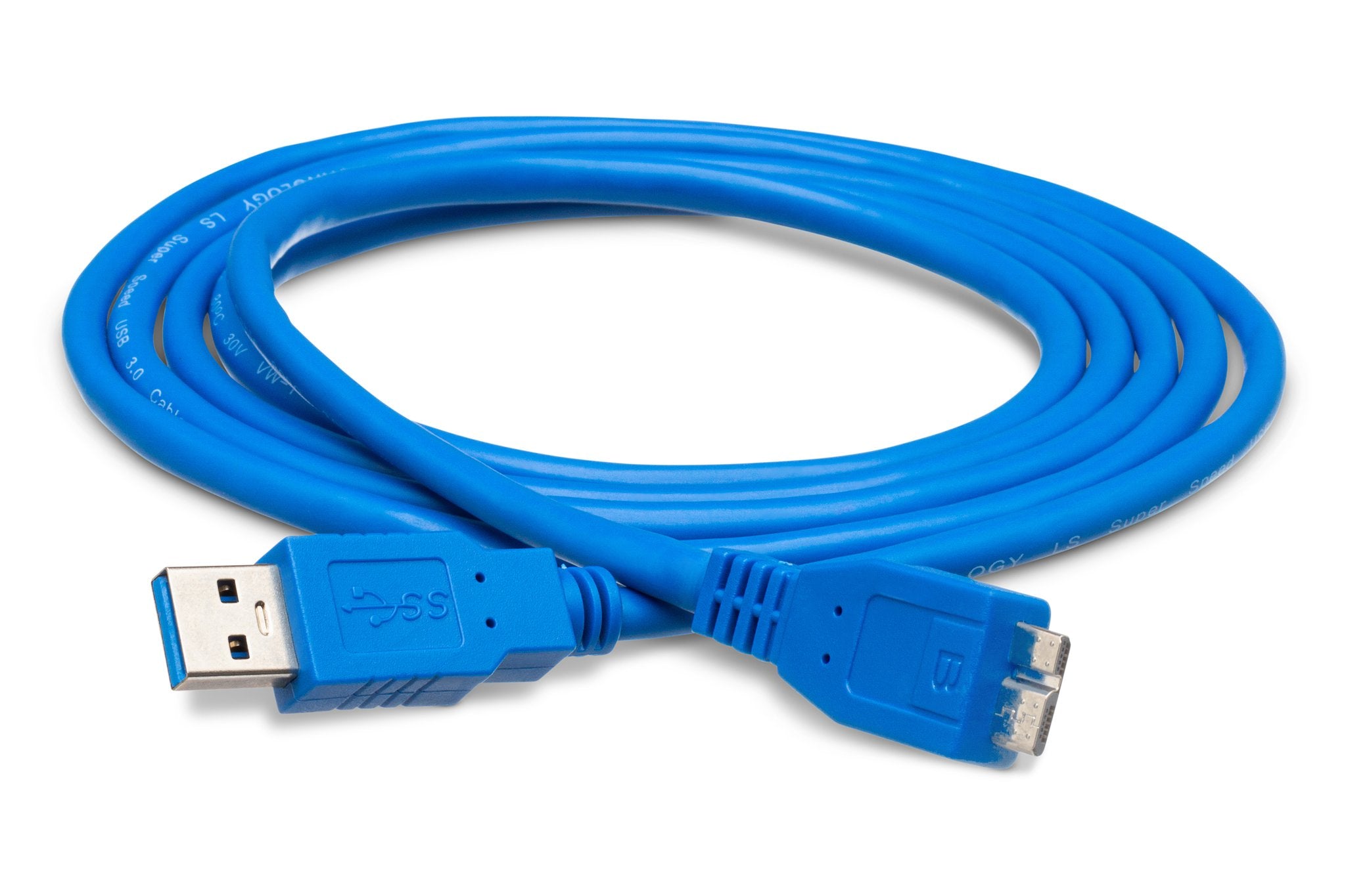 SuperSpeed USB 3.0 Cable, Type A to Micro-B, 6 ft - Full