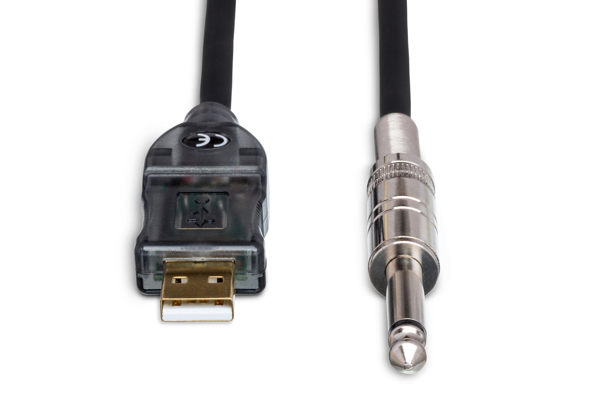 TRACKLINK Guitar to USB Interface, 1/4 in TS to USB Type A, 10 ft - Front