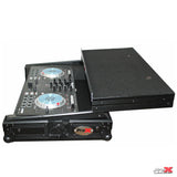 Flight Case for Numark MixTrack 3 Pro 3 and Platinum Digital Controller W-Laptop Shelf | Black on Black
