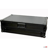 Flight Case for Numark MixTrack 3 Pro 3 and Platinum Digital Controller W-Laptop Shelf | Black on Black