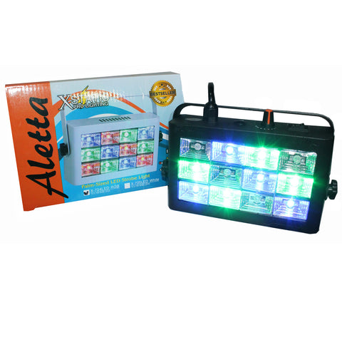 Palm Sized Aletta LED Strobe Light RGB