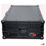 Flight Case for Numark MixTrack 3 Pro 3 and Platinum Digital Controller W-Laptop Shelf | Black on Black