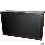 Flight Case for Numark MixTrack 3 Pro 3 and Platinum Digital Controller W-Laptop Shelf | Black on Black