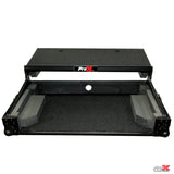 Flight Case for Numark MixTrack 3 Pro 3 and Platinum Digital Controller W-Laptop Shelf | Black on Black