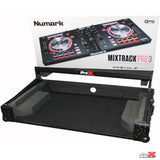 Flight Case for Numark MixTrack 3 Pro 3 and Platinum Digital Controller W-Laptop Shelf | Black on Black