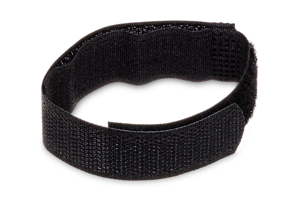 Hook and Loop Organizer, Black, Center-pass Gap, 0.75 in x 8 in - Loop