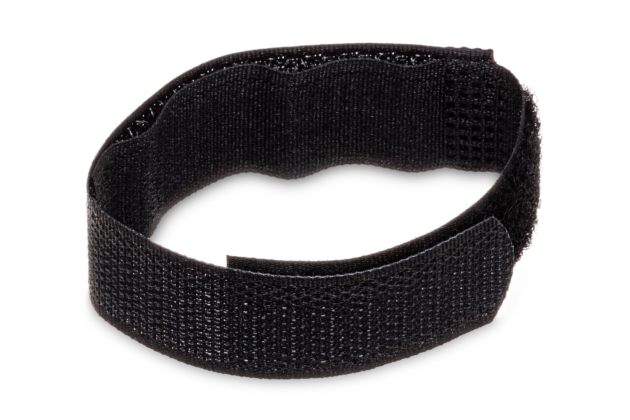Hook and Loop Organizer, Black, Center-pass Gap, 0.75 in x 8 in - Loop
