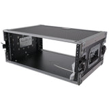 4U Deluxe Effects Rack 14" Deep Rail to Rail W/Handles