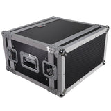 6U Deluxe 14" Deep 19" Width Amp Effects Rack Flight Hard Case