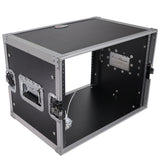 8U Deluxe Effects Rack Case 14 In Deep Rail to Rail