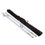 Set of 2 Atlas Telescoping Poles White 56"–96" Adjustable Height