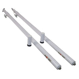 Set of 2 Atlas Telescoping Poles White 56"–96" Adjustable Height