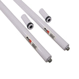 Set of 2 Atlas Telescoping Poles White 56"–96" Adjustable Height