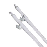 Set of 2 Atlas Telescoping Poles White 56"–96" Adjustable Height