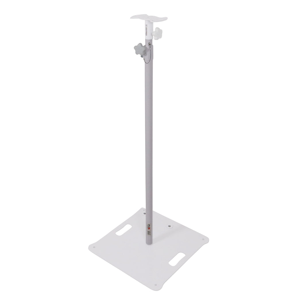 Set of 2 Atlas Telescoping Poles White 56"–96" Adjustable Height
