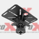 Universal Mounting 12x8" Plate for 1-3/8" Poles for Moving Heads, Projectors and Speakers