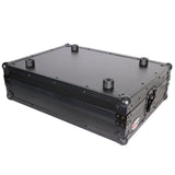 Flight Case - For Hercules DJControl Inpulse 500 with Glide Sliding Laptop Shelf - Black on Black
