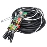 50' Ft. Balanced Dual XLR-M to Dual XLR-F High Performance Audio Cable