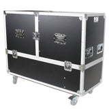ATA Flight Case for 2x QSC KC12 Compact Arrays Fits Two Speakers and Subwoofers