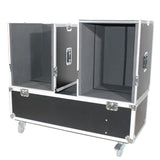 ATA Flight Case for 2x QSC KC12 Compact Arrays Fits Two Speakers and Subwoofers