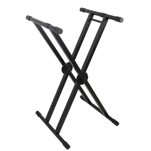 DJ Case/Keyboard Stand Double X Style W/Ergo Easy Lock