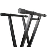 DJ Case/Keyboard Stand Double X Style W/Ergo Easy Lock