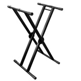 DJ Case/Keyboard Stand Double X Style W/Ergo Easy Lock