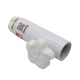 1 3/8" 35mm Universal Compact Single Stud Lighting M8 Mount for Most Speaker Stands White