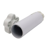 1 3/8" 35mm Universal Compact Single Stud Lighting M8 Mount for Most Speaker Stands White