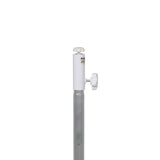 1 3/8" 35mm Universal Compact Single Stud Lighting M8 Mount for Most Speaker Stands White