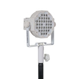 1 3/8" 35mm Universal Compact Single Stud Lighting M8 Mount for Most Speaker Stands White