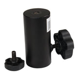 1 3/8" 35mm Universal Compact Single Stud Lighting M8 Mount for Most Speaker Stands Black