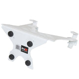 Universal Laptop Tray + VESA Monitor Mounting Bracket fits on Speaker Stand 1-3/8" Pole White