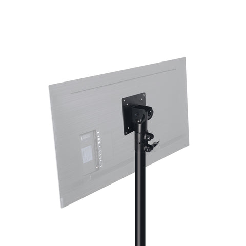 Universal Laptop Tray + VESA Monitor Mounting Bracket fits on Speaker Stand 1-3/8