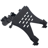 Universal Laptop Tray + VESA Monitor Mounting Bracket fits on Speaker Stand 1-3/8" Pole Black
