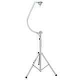 White 16-20" C Shaped Mirror Ball Free Standing Hook fits 1-3/8" 35mm pole with 1 RPM Motor